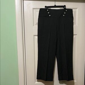 Larry Levine Black Silver studded pants